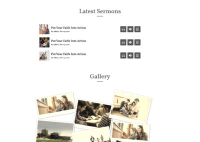 Church Website Template 3