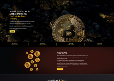 Bitcoin- HYIP Template