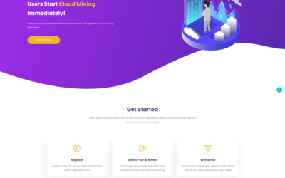 Bitcoin Mining – HYIP Template