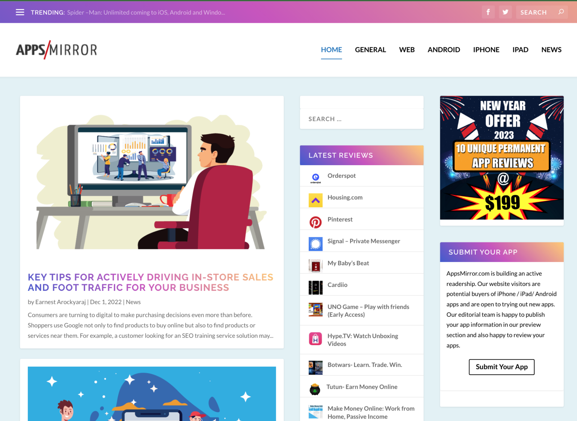 gegosoft_technologies_portfolio_wordpress_website_appsmirror