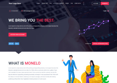 Monela Invest – HYIP Template : ID – 22