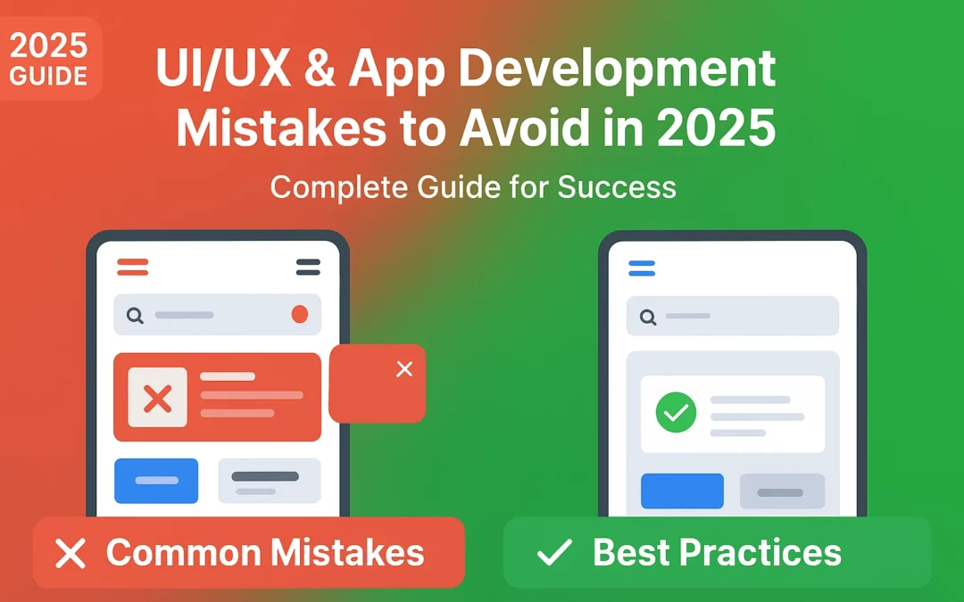 Avoid These Common UI/UX & Mobile App Development Mistakes in 2025